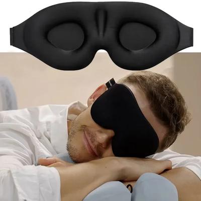 Schlafmaske zum Schlafen 3D Konturierte Schale Augenbinde Konkav Geformte Nachtschlafmaske Licht Ausblenden mit Frauen Männer Niedliche Schlafmaske