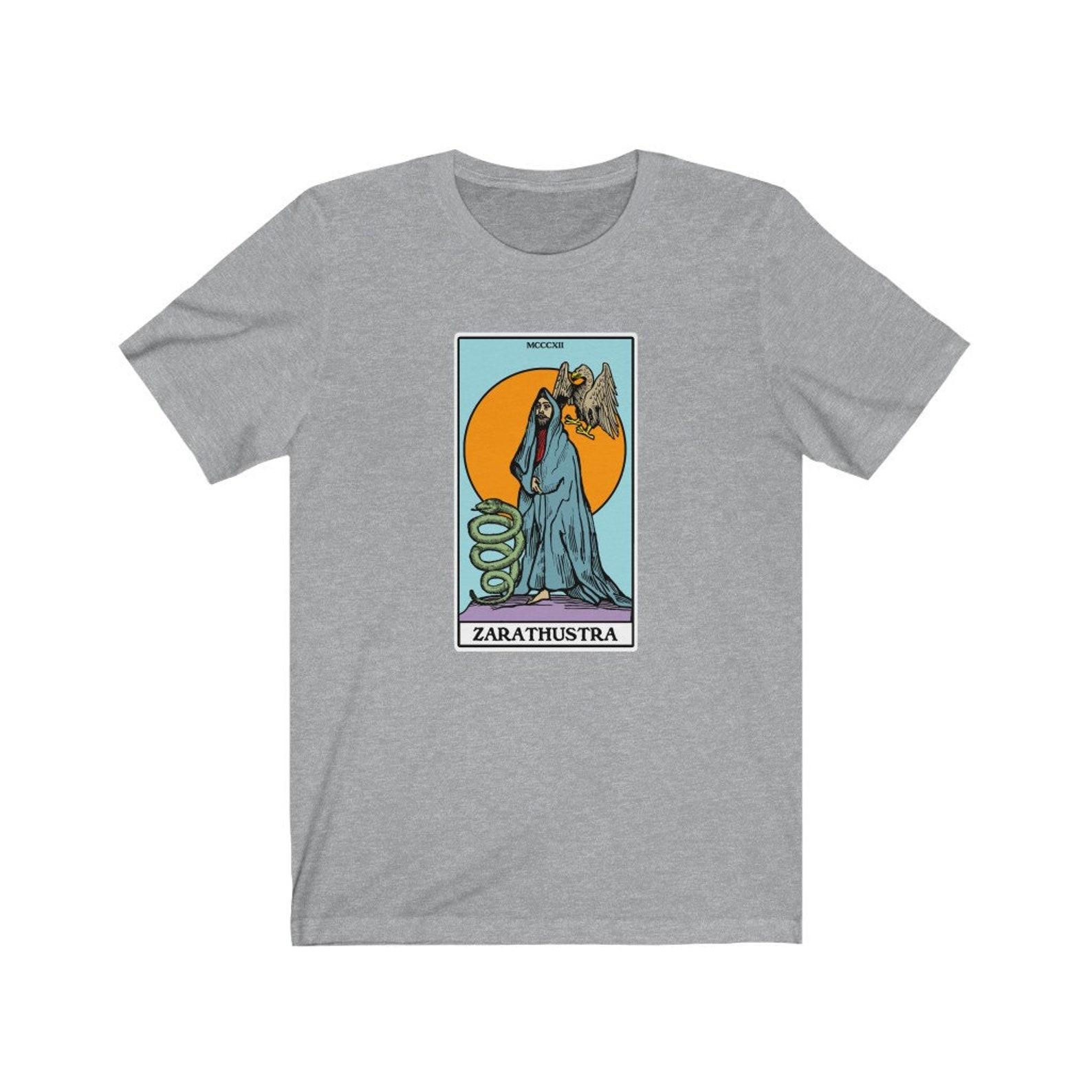 Zarathustra Hermit Tarot Philosophy Shirt L