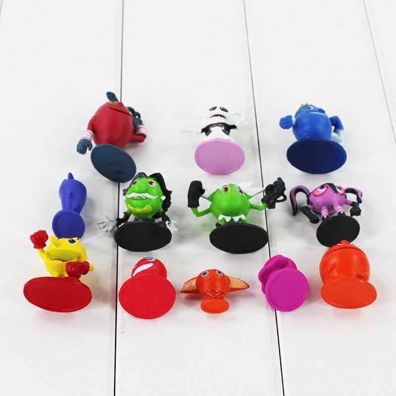 12 Pcs Pac-man And The Ghostly Adventures Action Figures Set Featuring Vibrant Colors