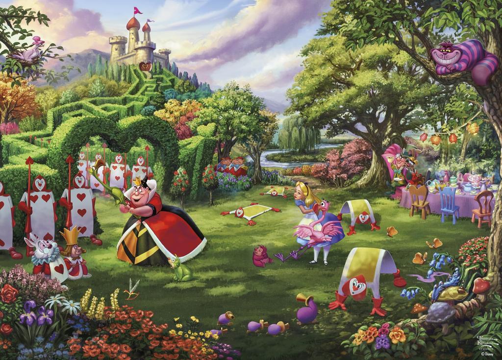 Puzzle Ceaco Thomas Kinkade Disney Královna srdcí 1000 dílků - - - -