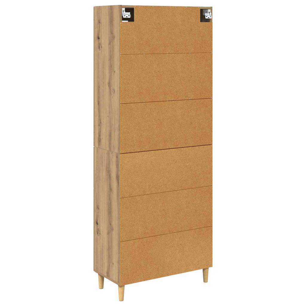Highboard Artisan Oak 69.5 x 34 x 180 cm Particleboard