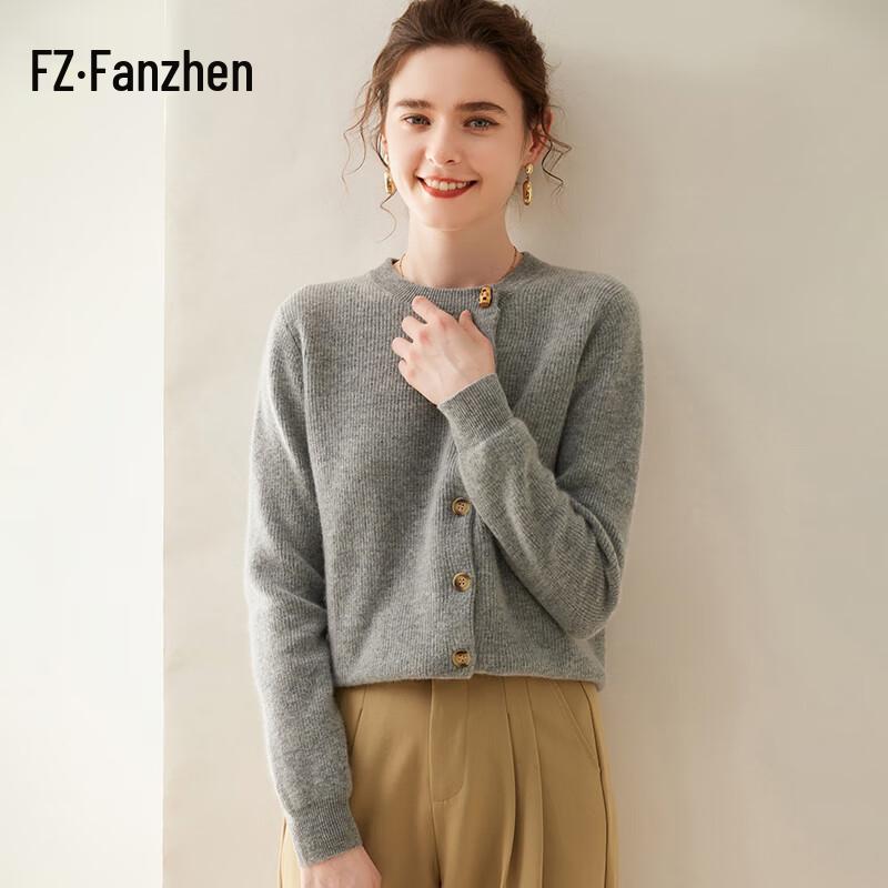 

Элегантный женский кашемировый вязаный кардиган Fanzhen M