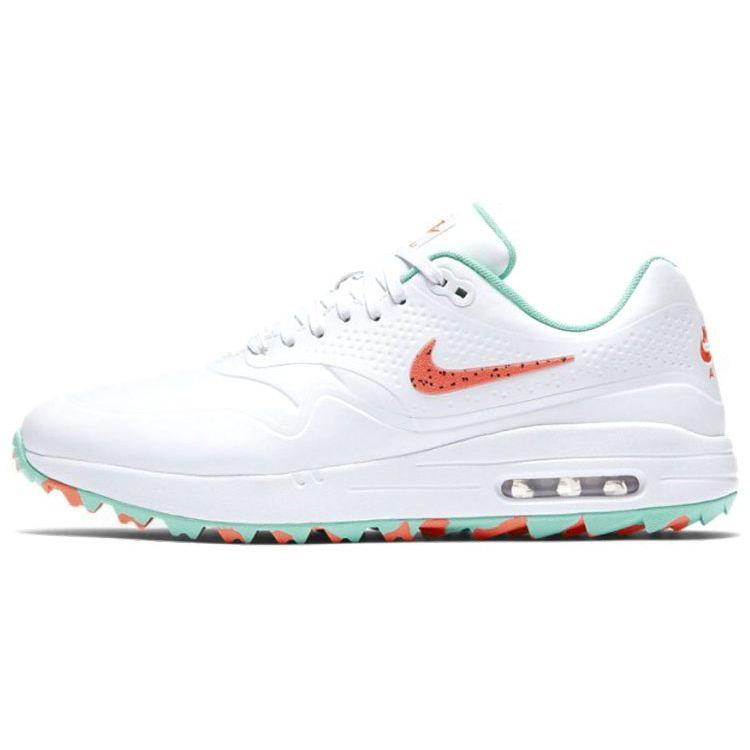 

Мужские кроссовки Nike Air Max 1 Golf White Aurora Hot Punch Aurora-Green AQ0863-104