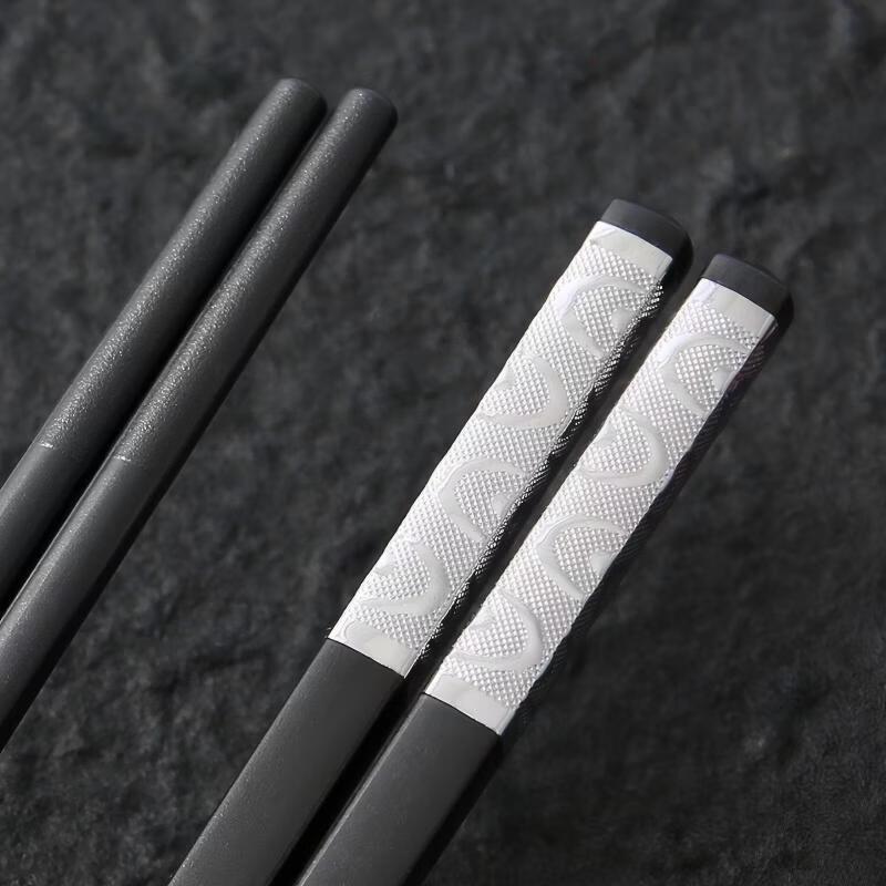 Drian Silver-Head Alloy Chopsticks