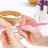 Kit de Cuidado para Unhas Rosa com 7 Peças, Inclui Lixa de Unhas/Separador de Dedos dos Pés/Buffer Esponja/Empurrador de Cutículas/Escova de Limpeza, Kit Completo Portátil para Cuidado das Unhas