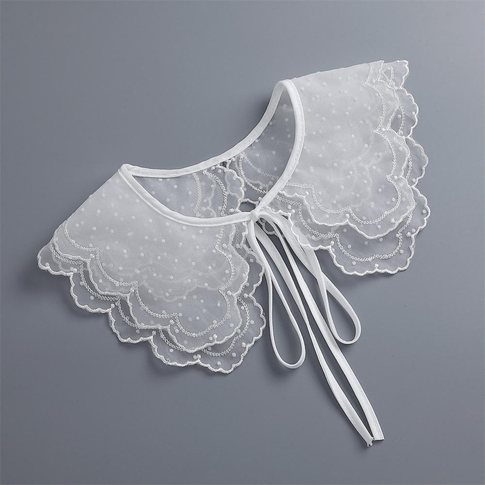 

Новый женский белый фальшивый воротник винтажный съемный воротник рубашки осенняя блузка свитер фальшивый воротник лацкан топ галстуки