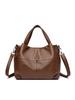Vegetable basket bag, simple underarm bag, new messenger bag, soft leather large-capacity portable shoulder bag for women