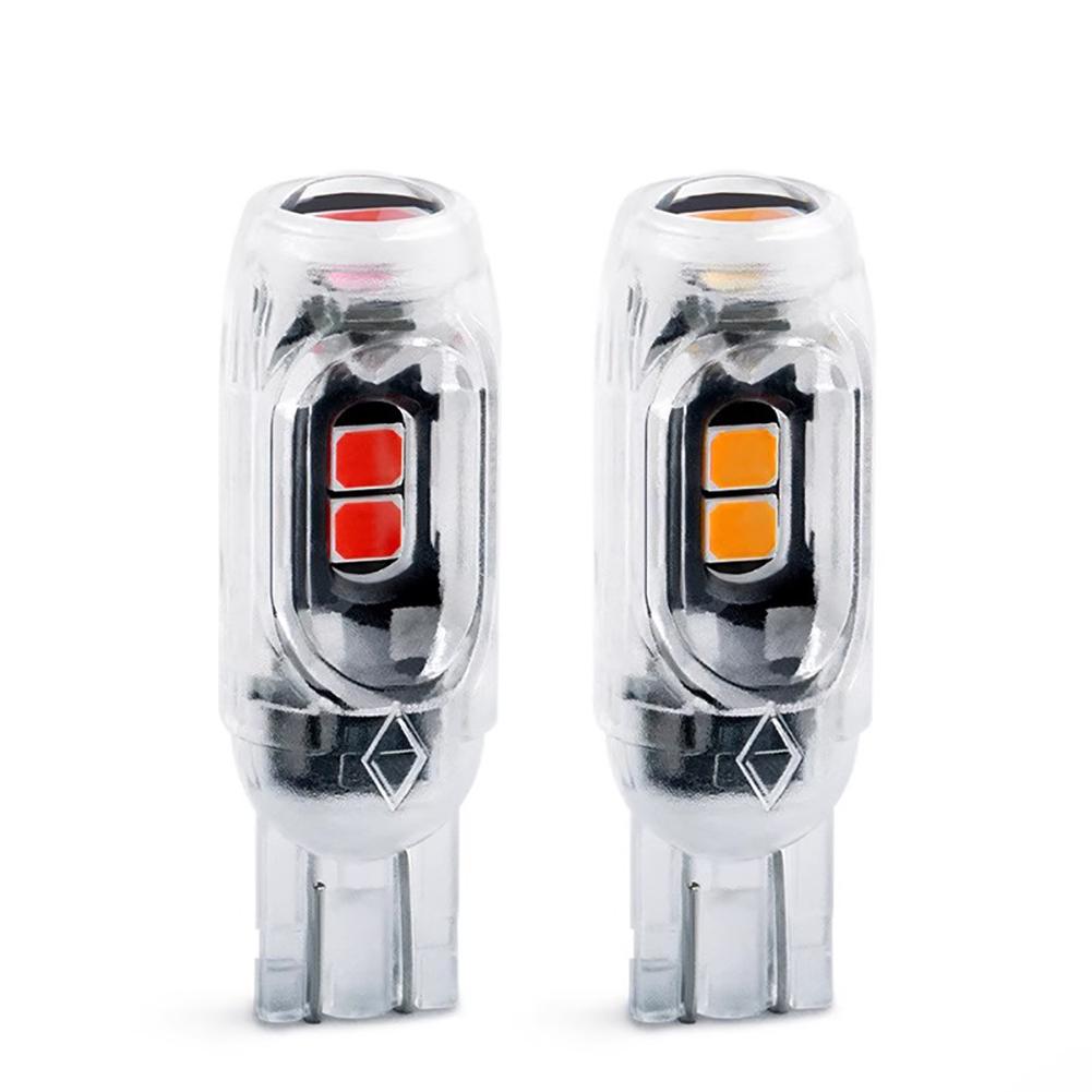 4PCS T10 Car Motorcycle Turn Light LED Signal Canbus 5SMD Beacon Gap Light Day Driving Reading License Plate Light