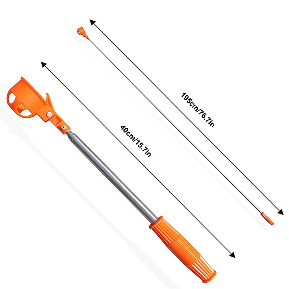Extension-type Golf Ball Retriever Stainless Steel Shaft Telescopic Rod Golf Outdoor Sport Accessory Portable Pick Up Tool