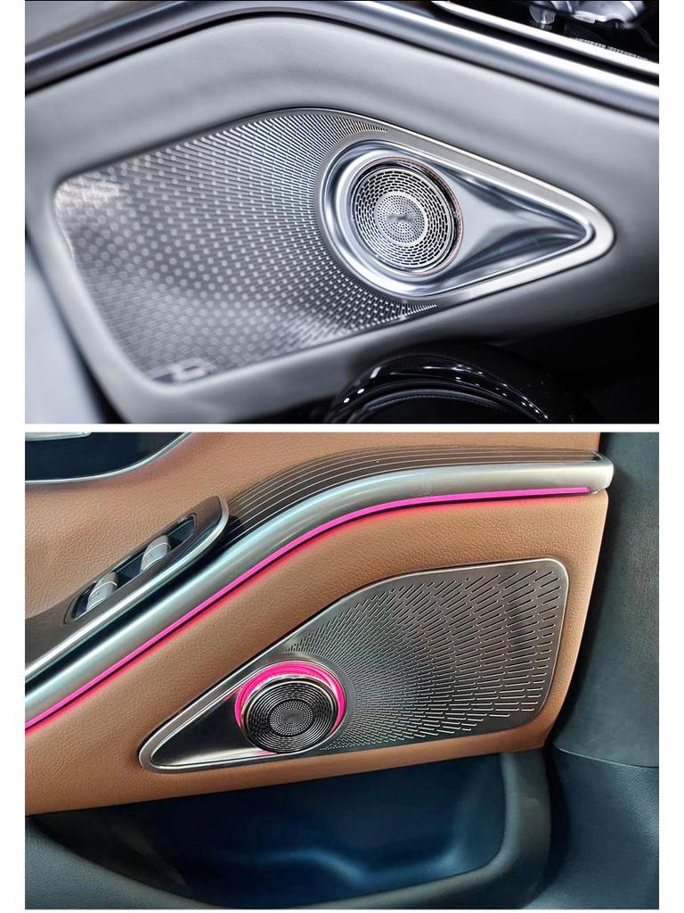 S-Class S400L/S450L Rear Door Rotating Tweeter & Ambient Light Upgrade