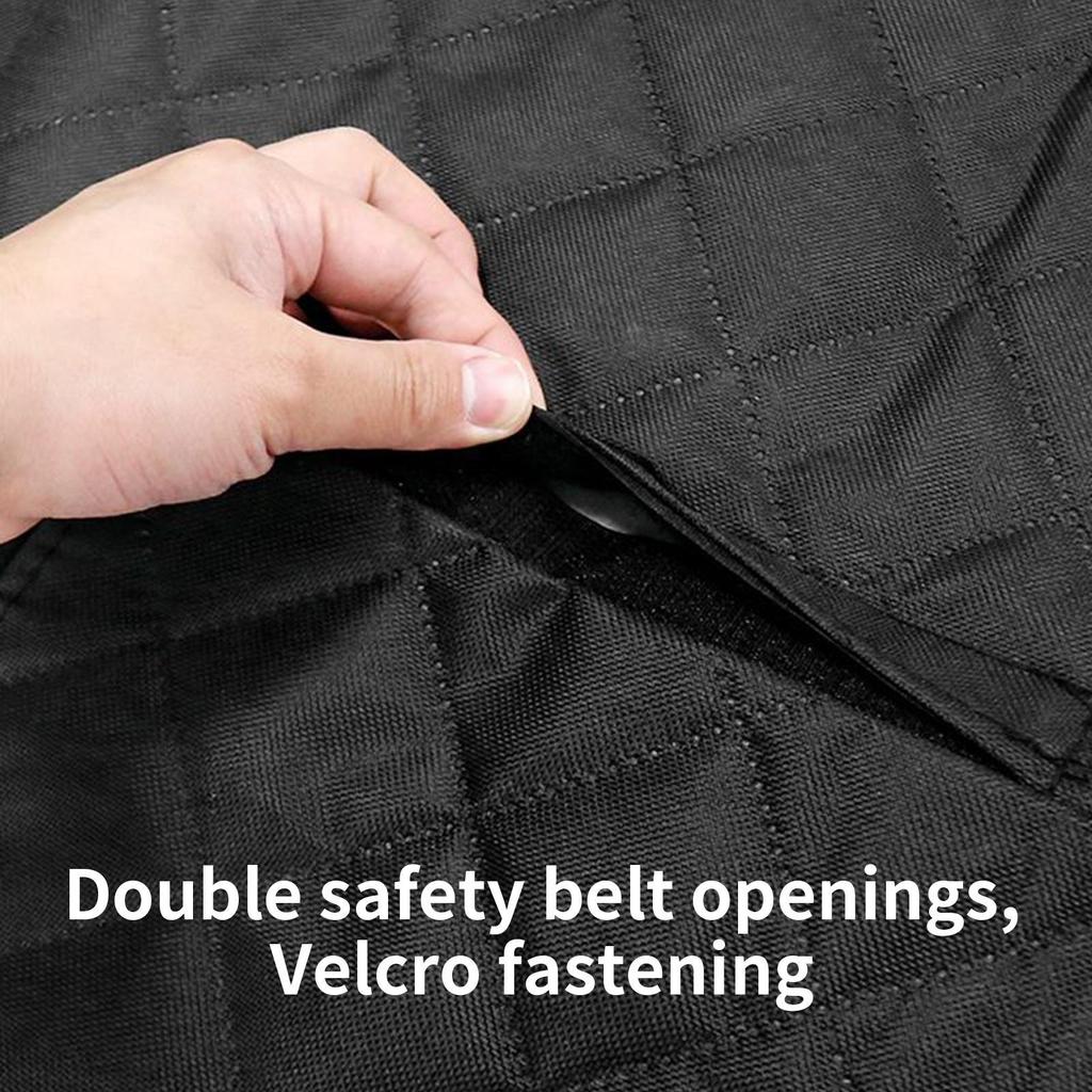 Pet Car Seat Cover Waterproof Adjustable Strap Mat Seat Cover For Dogs In Car For RV Sedan Truck Vehicle Automotive Interior