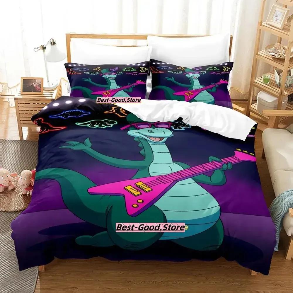

Denver the Last Dinosaur Jeremy Beding Set Single Twin Ful Quen King-Sized Dimensionsd Dimensions Bed Linen Set Adult People Kid Bedrom Duvetcover 100*200cm Single