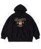 Babel Bear Oversized Fleece Hoodie [Black]