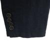 DRIES VAN NOTEN Linen Blend Drivers Jacket 48 Navy Men's Used