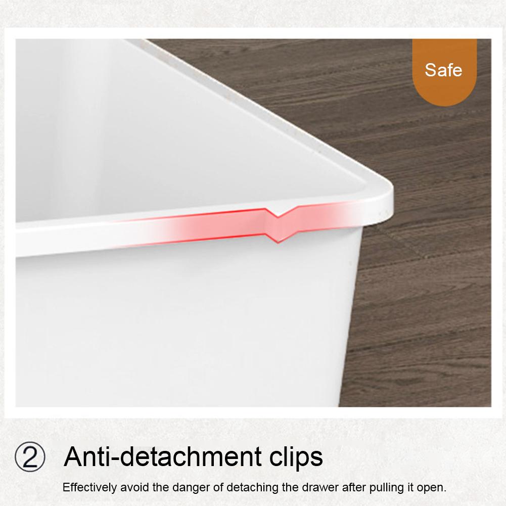 Plastic Drawer Storage Organizer End Side Table 6-Drawers for Classroom Art Craft Supplies Dresser Closet Bathroom Laundry Room