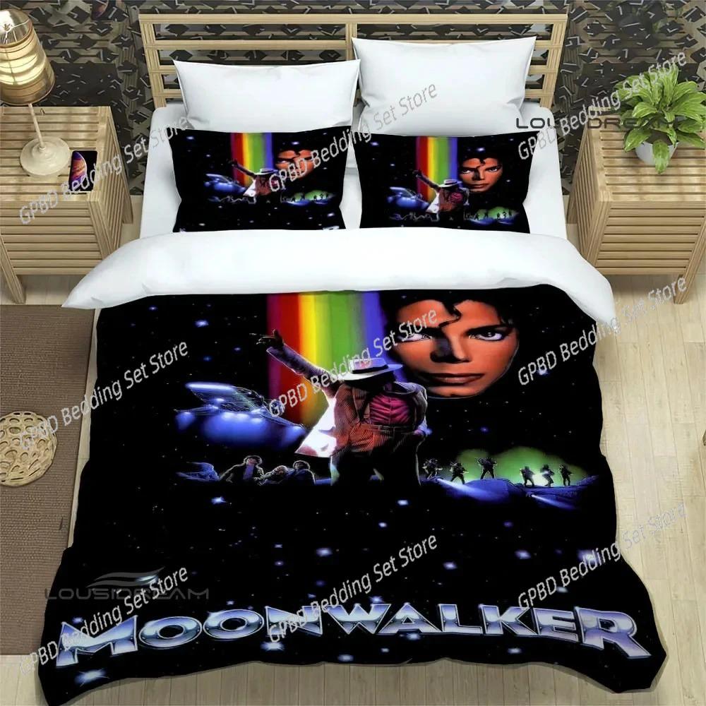 3D Print Michael Jackson Bedding Set Duvet Cover Comforter Bed Set Quilt Cover Pillowcase King Queen Twin Size