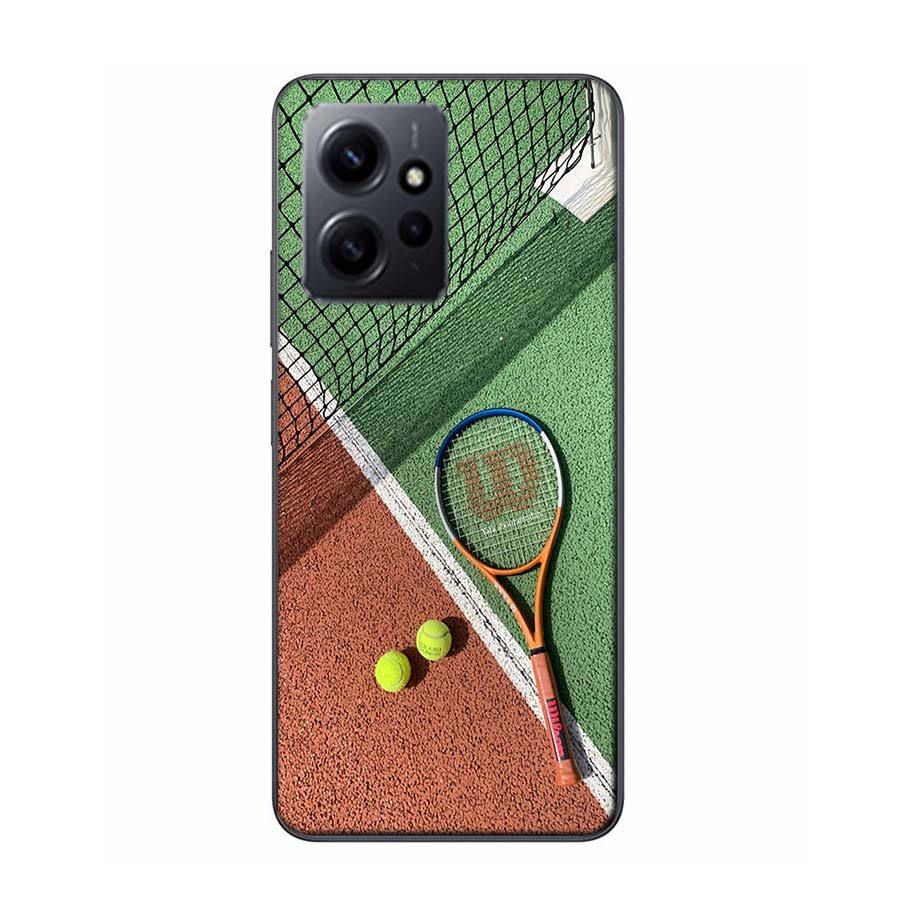 Tennis sport Phone Case For Redmi Note 13 5G 14 Pro Plus Redmi 12 12C 13C 14C 10 10A 10C 9 9C 9T 9A 8 8A K70 Pro TPU Clear Cover
