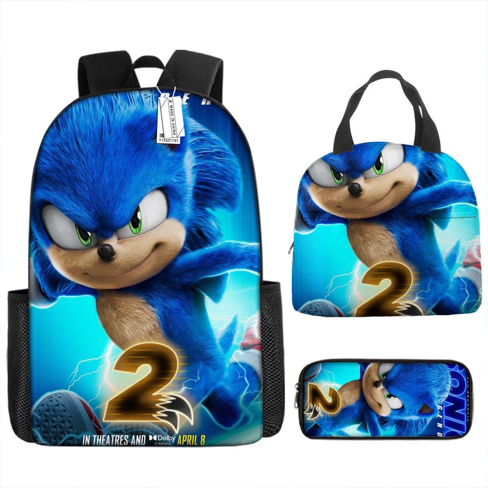 Backpack Trend Backpack Anime Large Capacity Elementary School Bag Lunch Bag