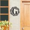 Metal Monogram Letter Wall Decor, Personalized Last Name Sign for Home, Door Hanger Gift for Halloween Christmas New Year