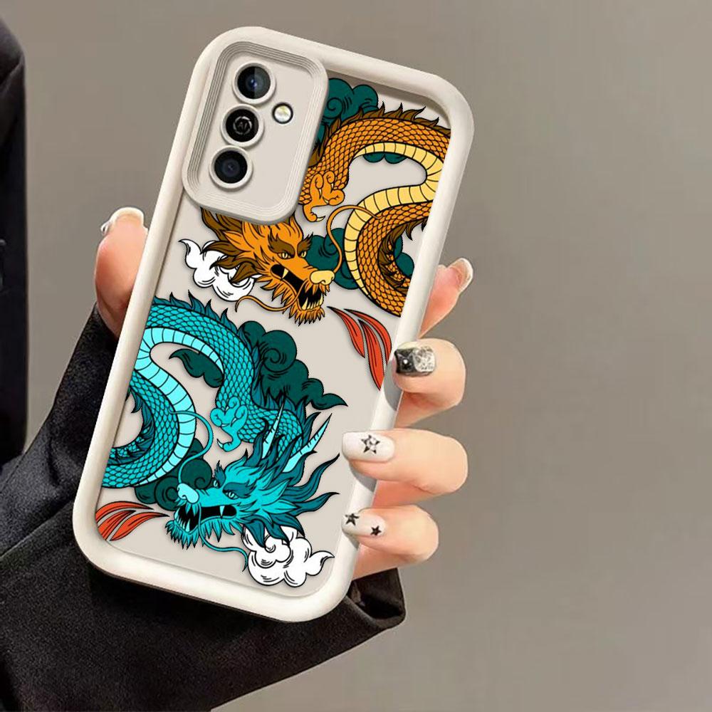 Comics Dragon Caricature Cover Phone Case For HONOR 600 400 90 LITE 300 200 70 50 20 10I 9X 8X PRO DIY Case Shell Funda Capa