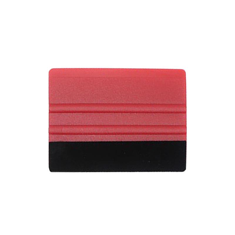 Automotive Square Flocking Plastic Scraper for Car Cover, Film Application, Seam Repair, and Glass Cleaning.