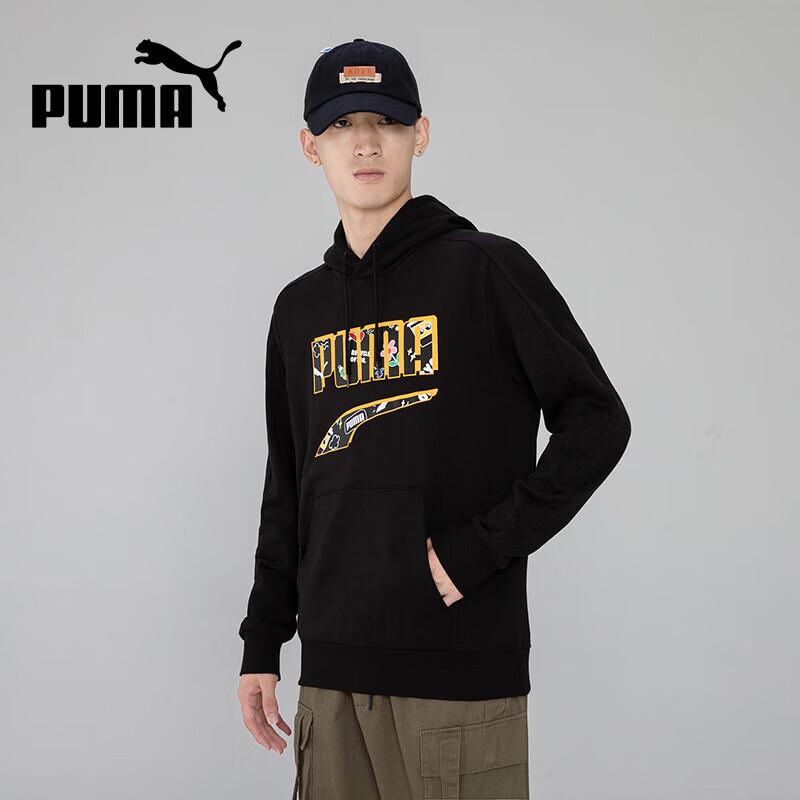 Унисекс повседневная толстовка с капюшоном PUMA чёрный