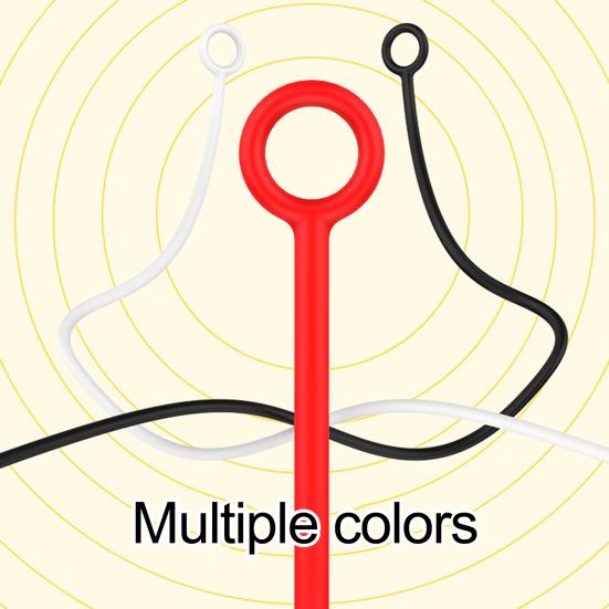 Șnur magnetic pentru dopuri de urechi, silicon, buclă de siguranță pentru căști, frânghie flexibilă rezistentă la tragere