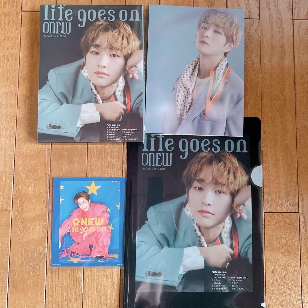 

[USED] ONEW Onew Life goes on First Press Limited Edition D with Bonus