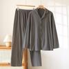 2026 New Autumn/Winter Couple German Velvet Pajama Set for Women Warm Thick Loose Long Sleeve Home Clothes Two Piece Set