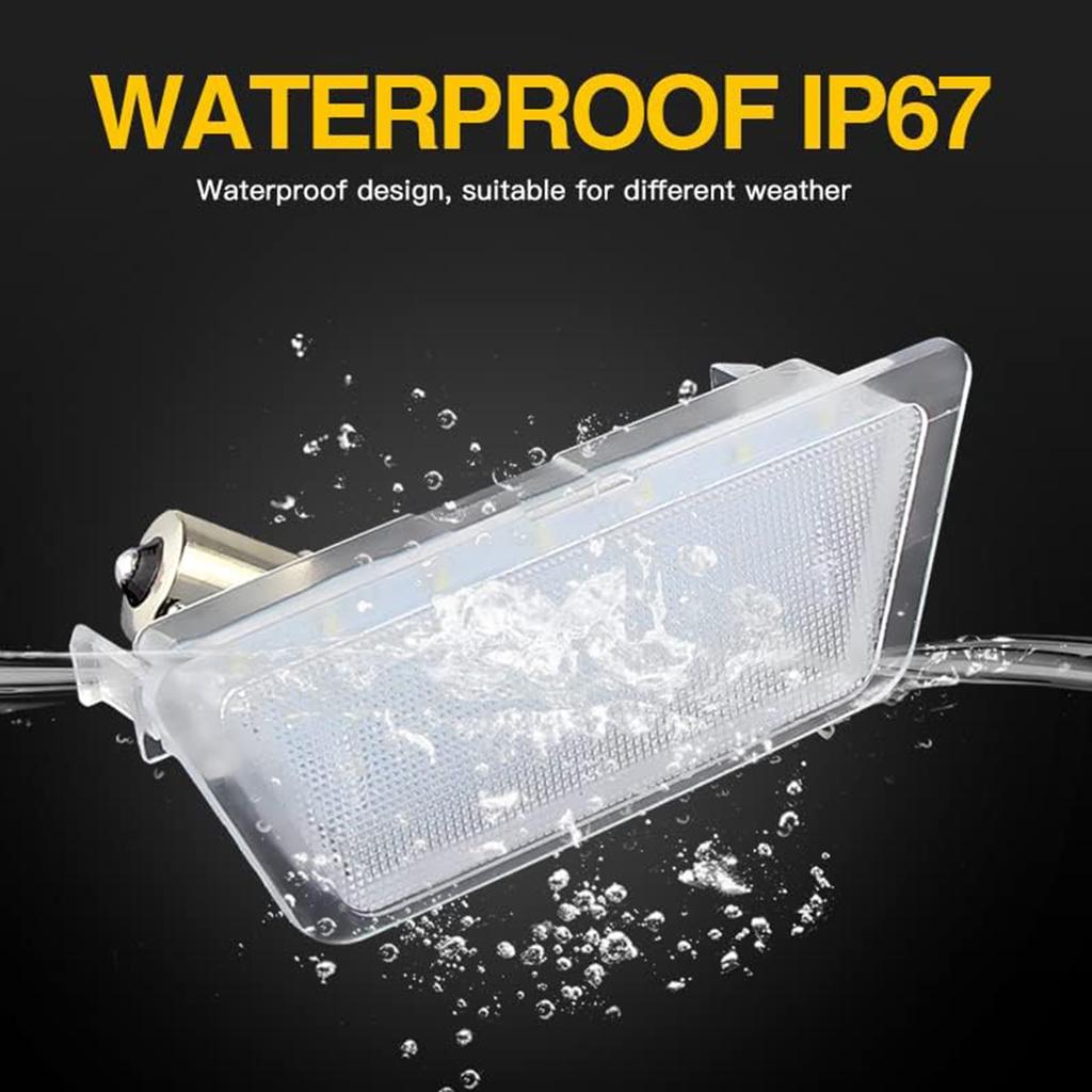 LED Rear Number Plate Light SMD Bright White 12V Canbus Lamp License Plate Lights For Opel Astra G MK4 Saloon Hatchback 1998-2004 1 Lamp