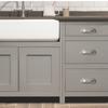 Single hole Cabinet Door Pulls American Style Dresser Knobs Durable Shell Pull Handles  Kitchen