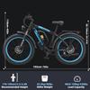 Elektrofahrrad Kaijielaisi V3 26" 1000Wx2 Motor Doppelscheibenbremsen 48V 23AH Erwachsenes Elektro-Mountainbike 21 Gänge Maximale Last 150kg