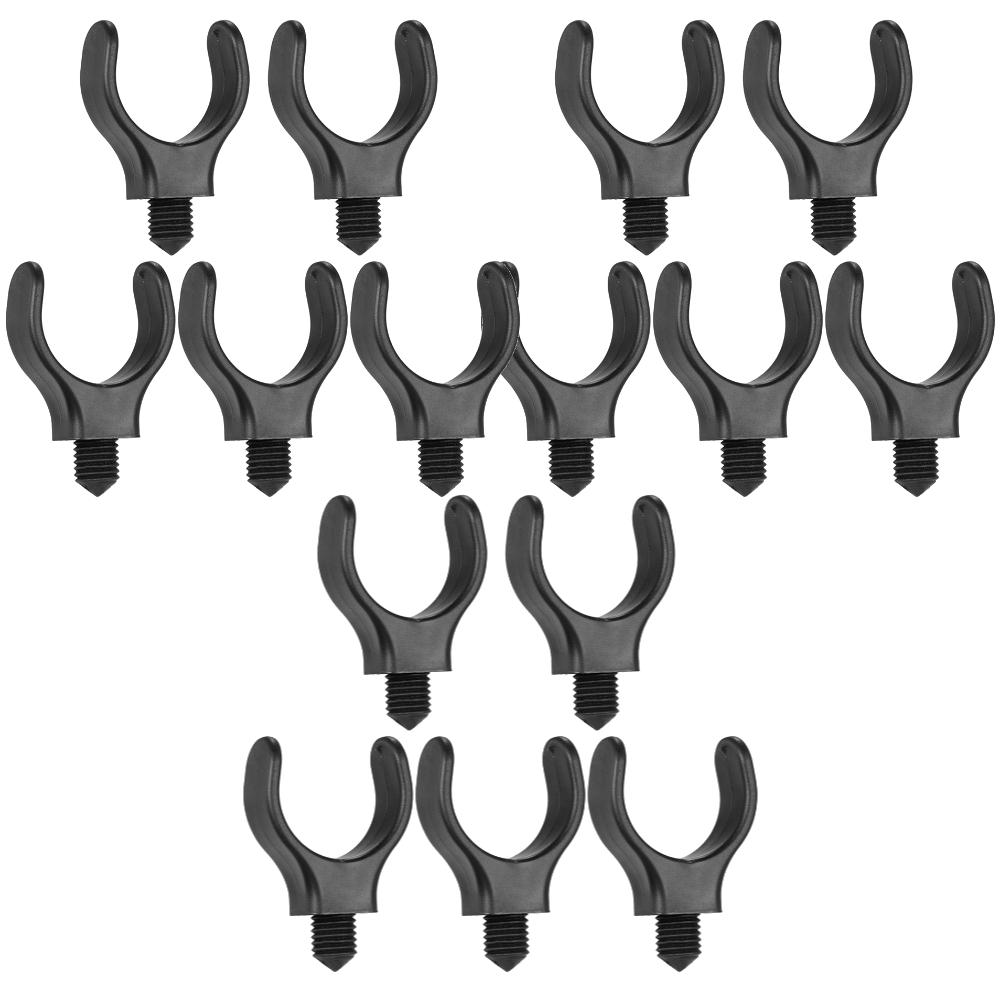 5-20 Pcs Carp Fishing Rod Rest Holder Head Gripper Magnetic Fishing Bracket Head Adjustment Fishing Rod Tail Rest Clips Tool