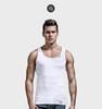 Herren Elastische Slim Fit Einfarbiges Sport-Tanktop