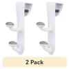 2 Pack Over The Door Non-Slip Hooks Organizer Towels Clothes Accessories Easy Install Durable Home Storage Solution
