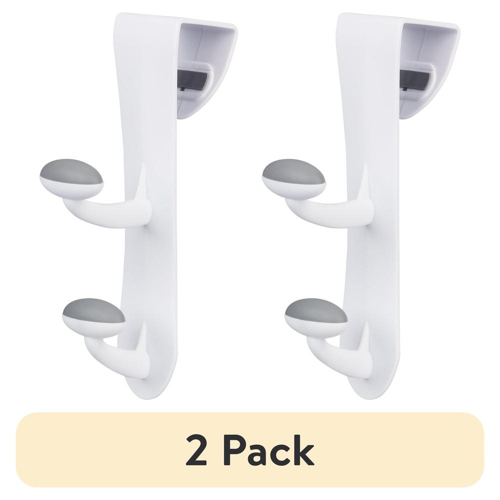 

2 Pack Over The Door Non-Slip Hooks Organizer Towels Clothes Accessories Easy Install Durable Home Storage Solution United States