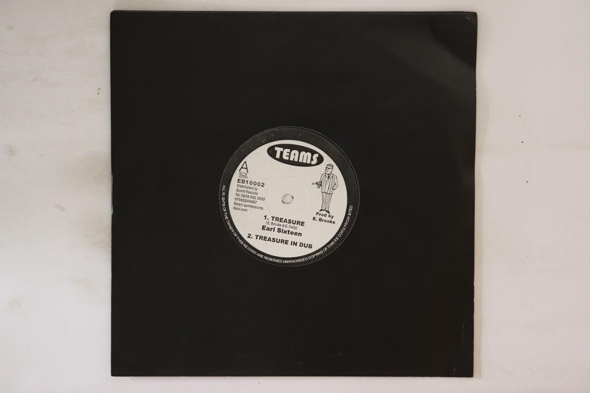 

10inch Record EARL SIXTEEN / CASTRO PINK - Treasure / Lilly Of The Vally EB10002 Teams UK Reggae, Ska & Dub Used