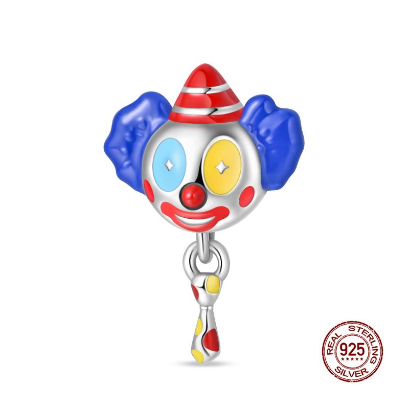 New In Original Charms Copper Clown Series Mask Pendant Charms Fits 3Mm Original Bracelet Women Diy Jewelry Gifts