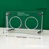 Commemorative Coin Storage Rack, Ornament, Transparent, Acrylic, Coin Display Rack, Commemorative Medal Collection Box, Suitable for 40mm/45mm