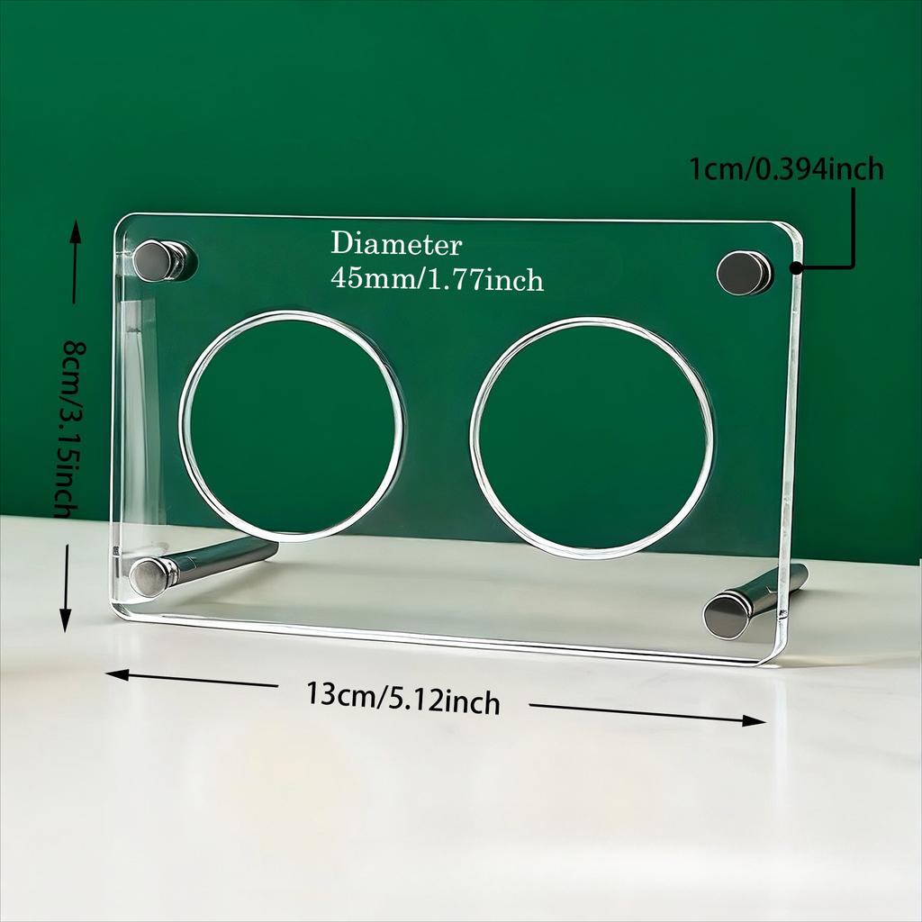 Commemorative Coin Storage Rack, Ornament, Transparent, Acrylic, Coin Display Rack, Commemorative Medal Collection Box, Suitable for 40mm/45mm
