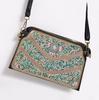 Bohemian Shell Shape Purse With Flower Embellishments For Daily Wear
