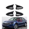 Fit For VW Fit For Volkswagen Jetta Rearview Side Mirror Cover Wing Cap Rear View Case Trim Carbon Fiber
