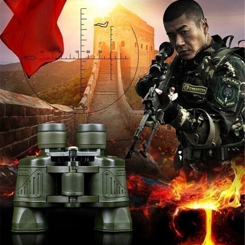 HD Portable 50x50 8m/1000m Professional Binoculars Army Military Telescope Night Vision Waterproof Outdoor Hiking Camping Hunting Optics Travel