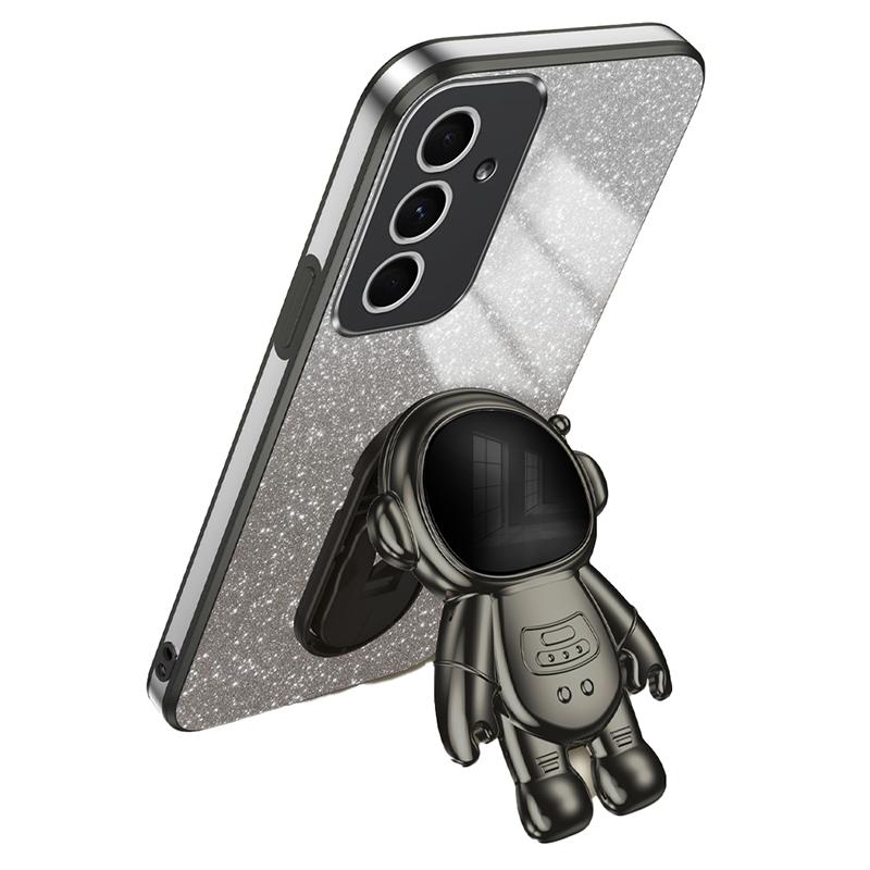 For Samsung Galaxy A55 5G Shockproof Astronaut Kickstand Phone Case PC+TPU Anti-scratch Phone Cover