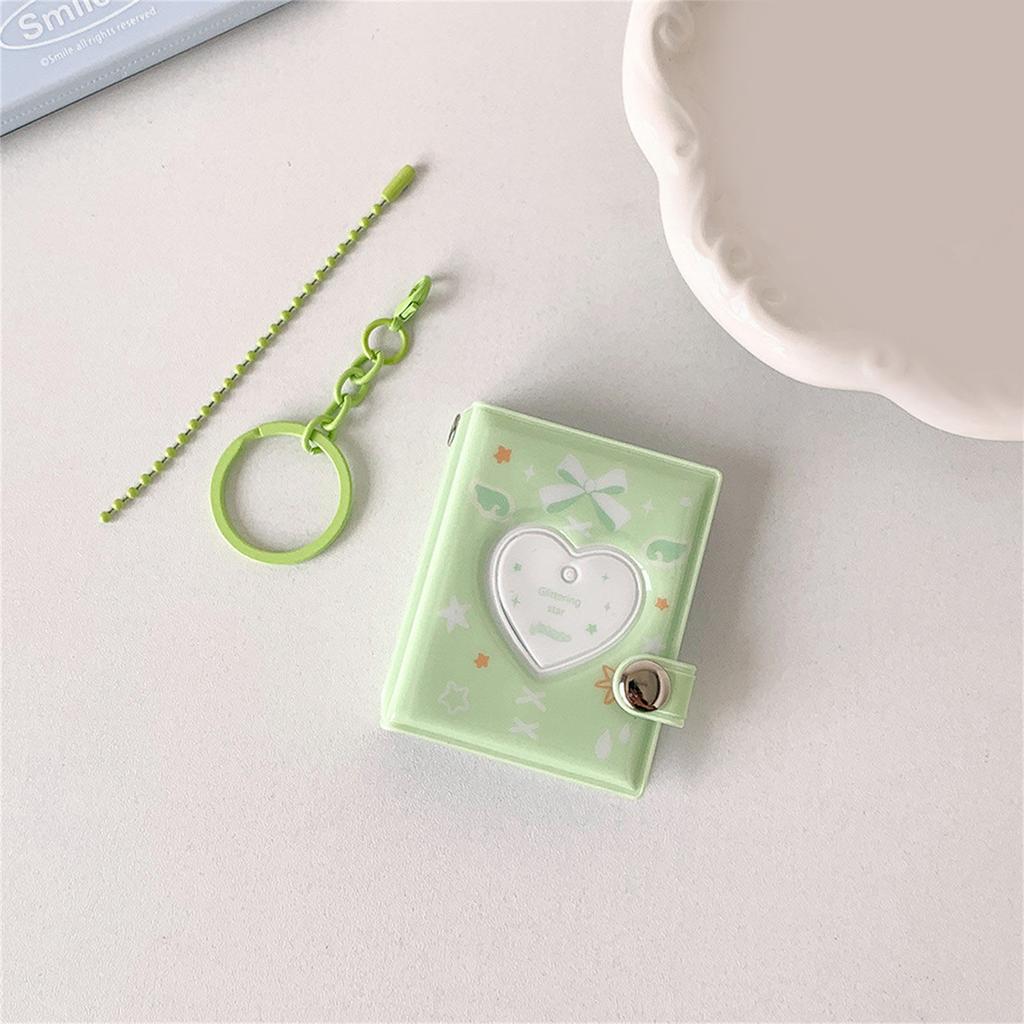 Durability PVC Card Holders Student Ids Photo Album Storage Book Sweet Bows Design For Fans School Essential Decoration
