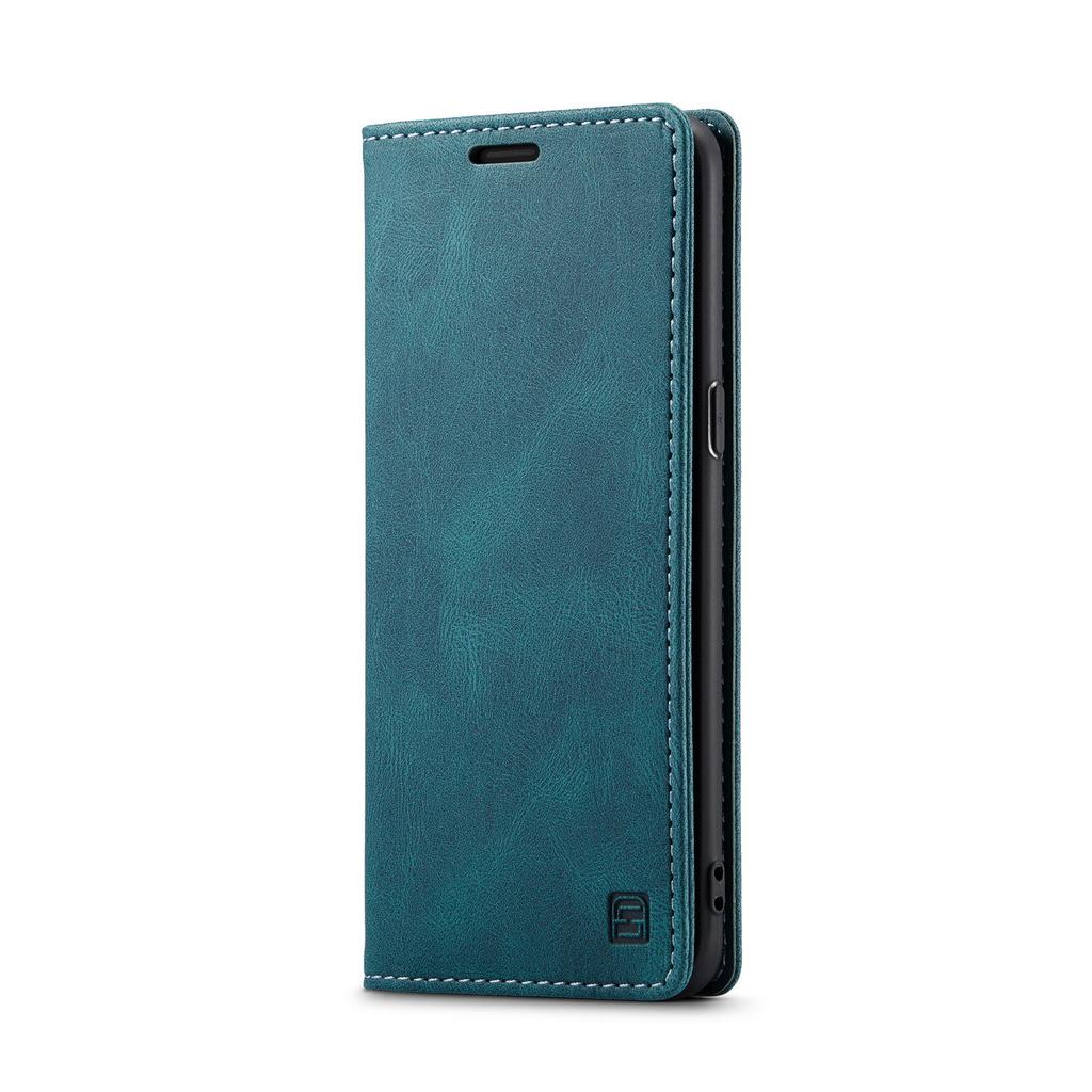 Pro Samsung Galaxy S8 Peněženkové pouzdro AUTSPACE A01 Kožený stojánek s držitelem karet s blokováním RFID