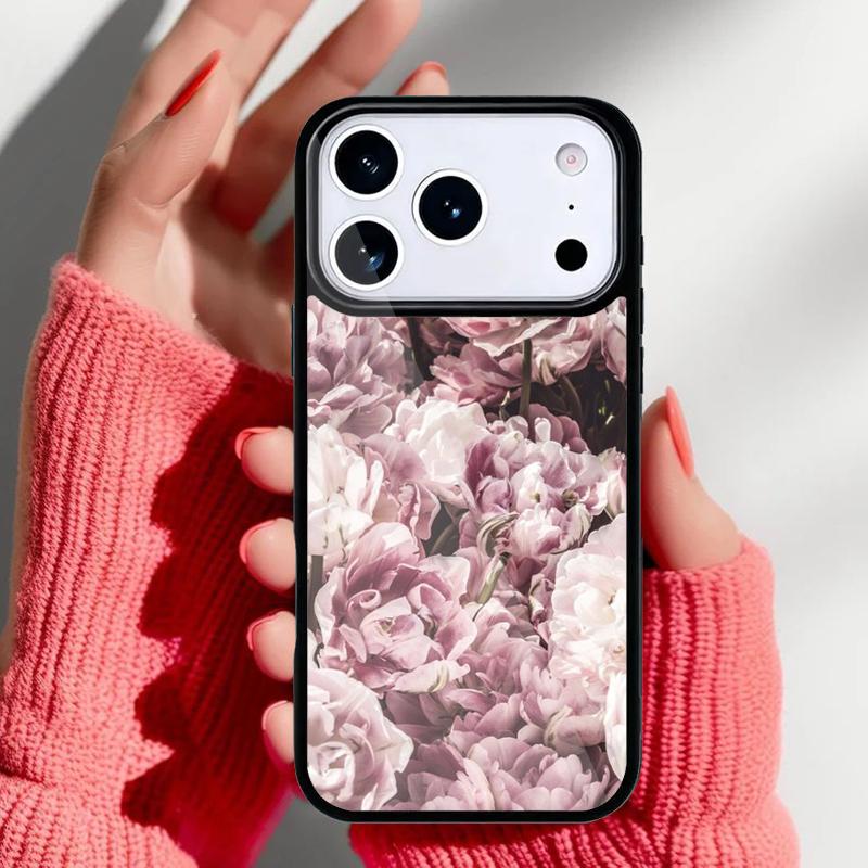 Vintage Leaf Flower Phone Case for iPhone 17 Air 16e 15 14 13 Pro Max Back Cover for 12 11 Pro Coque