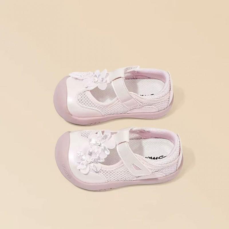 Youth Style Shoes Girls Sandals Toddlers Soft Sole Non-Slip Breathable Princess Style With Bow