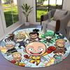 Onepunch Man Round Area Rug Carpet Rug For Living Room Bedroom Sofa Playroom Decor Nonslip Floor Mat