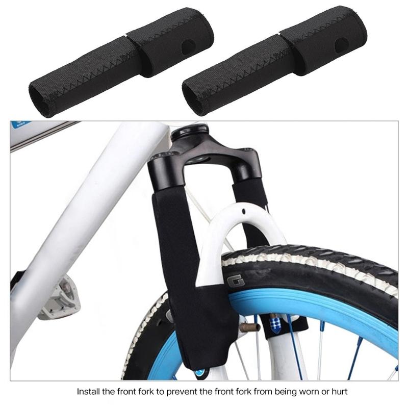 1 Paio Protezione Forcella Anteriore Bici da Strada Manicotto Forcella Anteriore Biciclette Pad Protettivo Avvolgimento Telaio Accessori Ciclismo Durevole